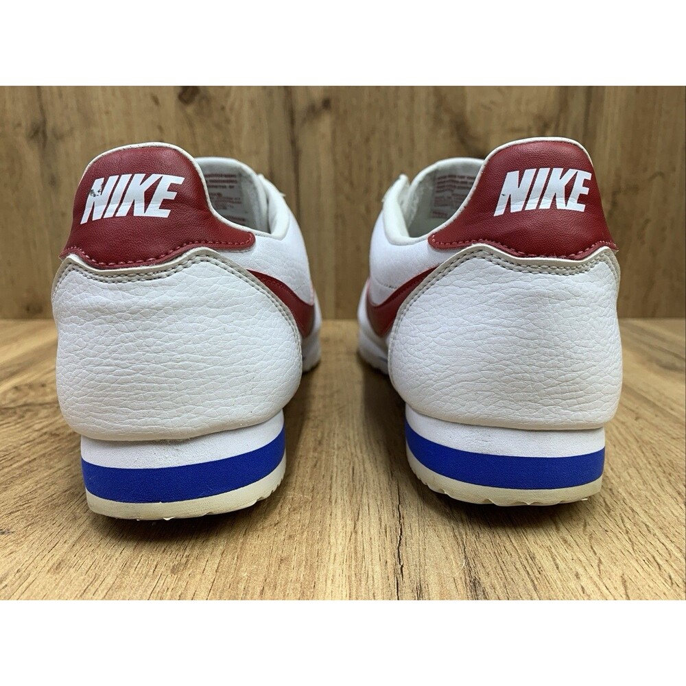 Nike Mens Cortez Forrest Gump Size 12 White Red Sneakers Shoes 749571 154 - Picture 7 of 12